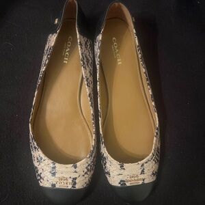 Coach flat shoes